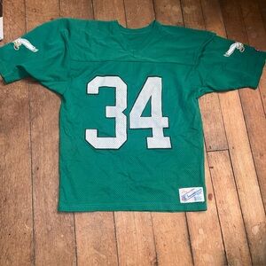Vintage Philadelphia EAGLES #34 Jersey Kelly Green Large L Champion